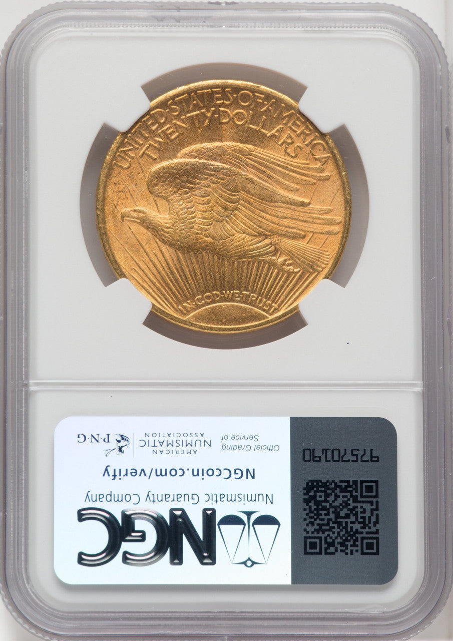 1910 $20 Saint-Gaudens Double Eagle NGC MS62 (766241108)