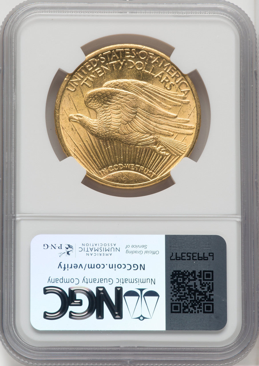 1914-S $20 Saint-Gaudens Double Eagle NGC MS62 (765690059)