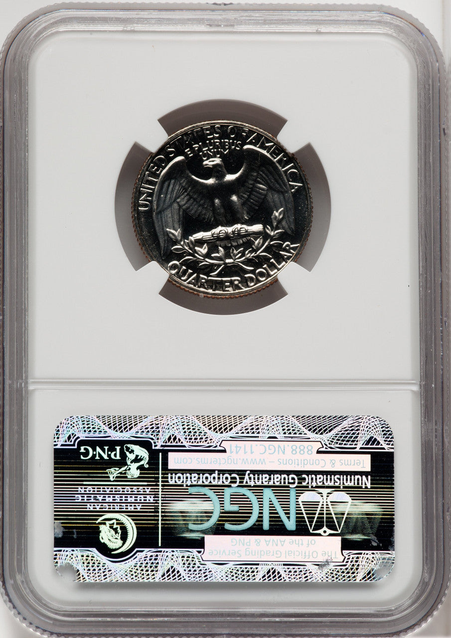 1967 25C SMS CA SMS Washington Quarter NGC MS69