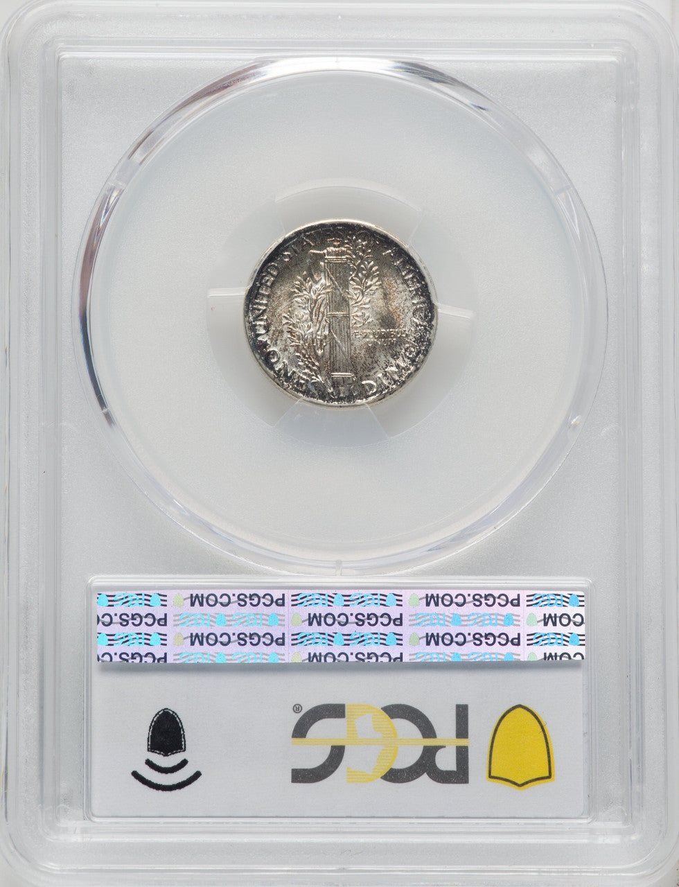 1943 10C FB Mercury Dime PCGS MS68
