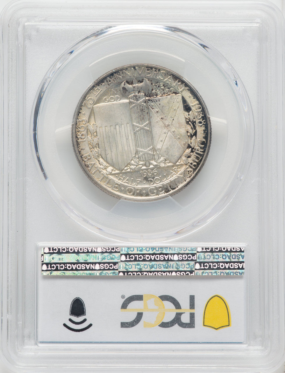 1936 50C Gettysburg Commemorative Silver PCGS MS67+ (766865040)