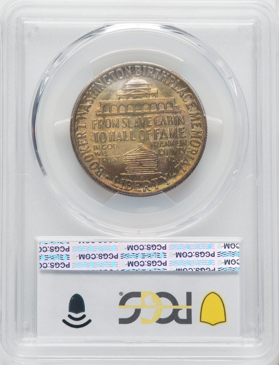 1950-S 50C Booker T. Washington Commemorative Silver PCGS MS67