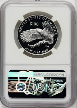 2019-W $100 One-Ounce Platinum Eagle Liberty First Day of Issue NGC PF70 (766972062)