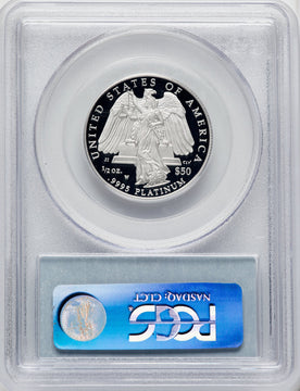 2008-W $50 Half-Ounce Platinum PCGS PR70 (505950069)