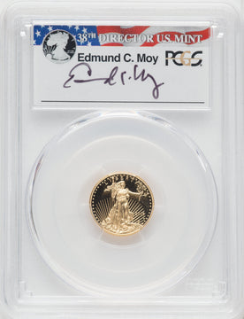 2016-W $5 Tenth-Ounce Gold Eagle 30th Anniversary FDI Moy Signature PCGS PR70