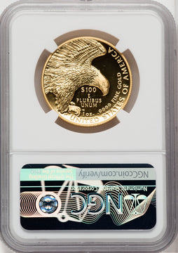 2019-W $100 High Relief Enhanced DMPL Mike Castle NGC MS70