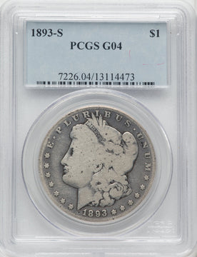 1893-S $1 Morgan Dollar PCGS G4