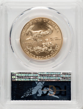 2017-W $50 Gold Eagle Burnished Silver Foil PCGS SP70