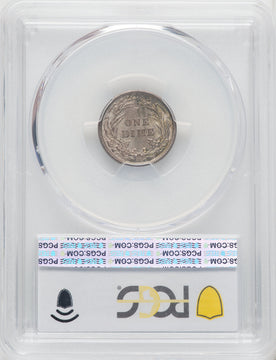 1901 10C CAC Barber Dime PCGS MS66+