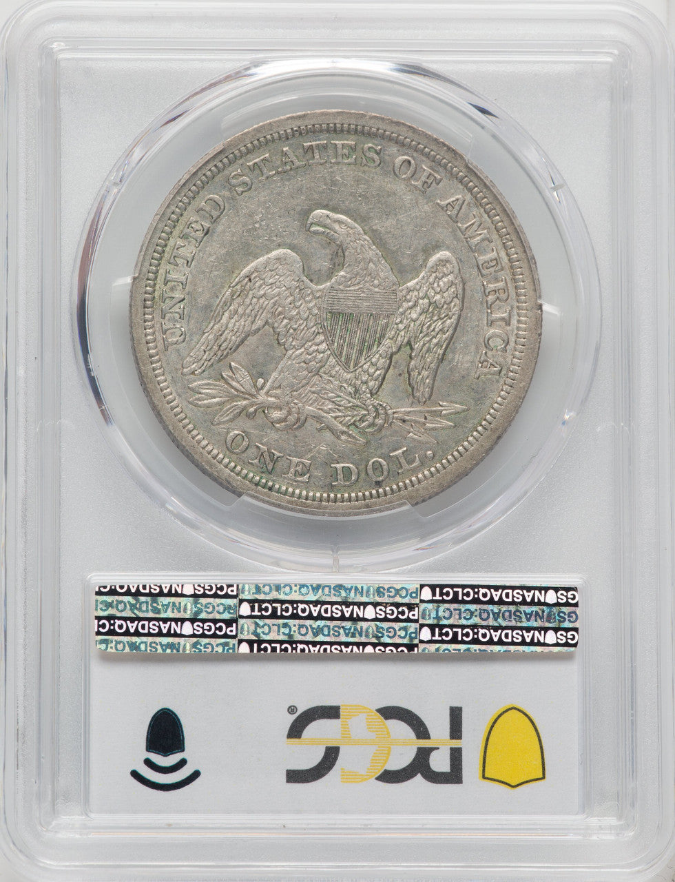 1847 S$1 Seated Dollar PCGS XF45