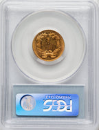 1883 $3 Three Dollar Gold Pieces PCGS AU58