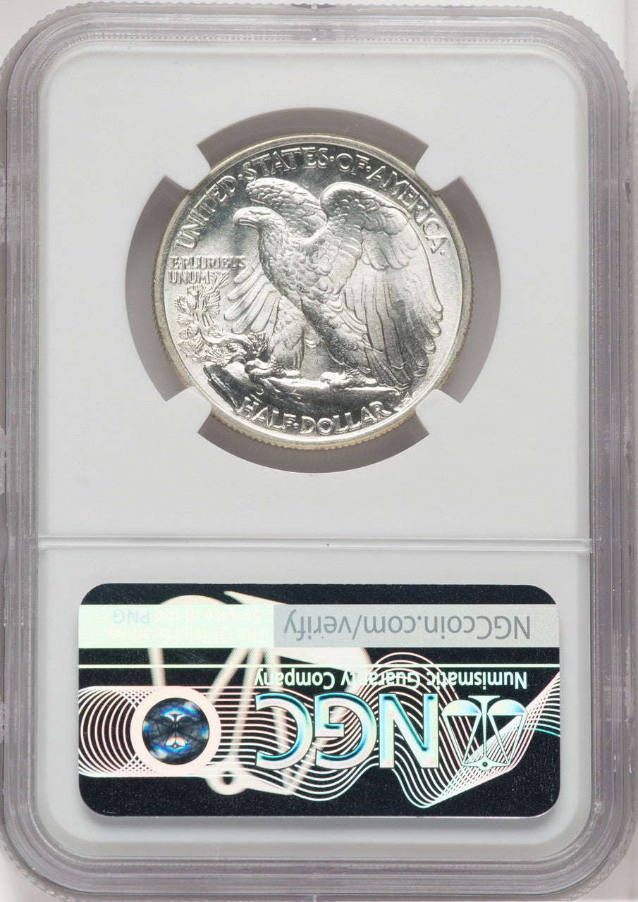 1943 50C Walking Liberty Half Dollar NGC MS67 (766923040)