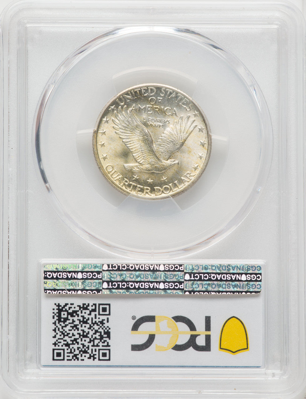 1917 25C Type Two FH Standing Liberty Quarter PCGS MS66