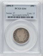 1896-S 25C Barber Quarter PCGS G4