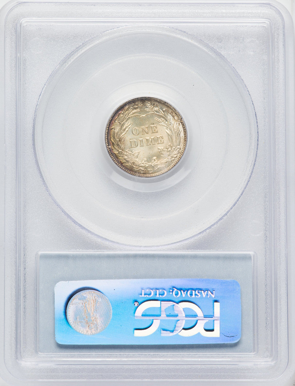 1912-D 10C Barber Dime PCGS MS66