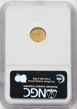 1853-O G$1 Gold Dollar NGC AU55