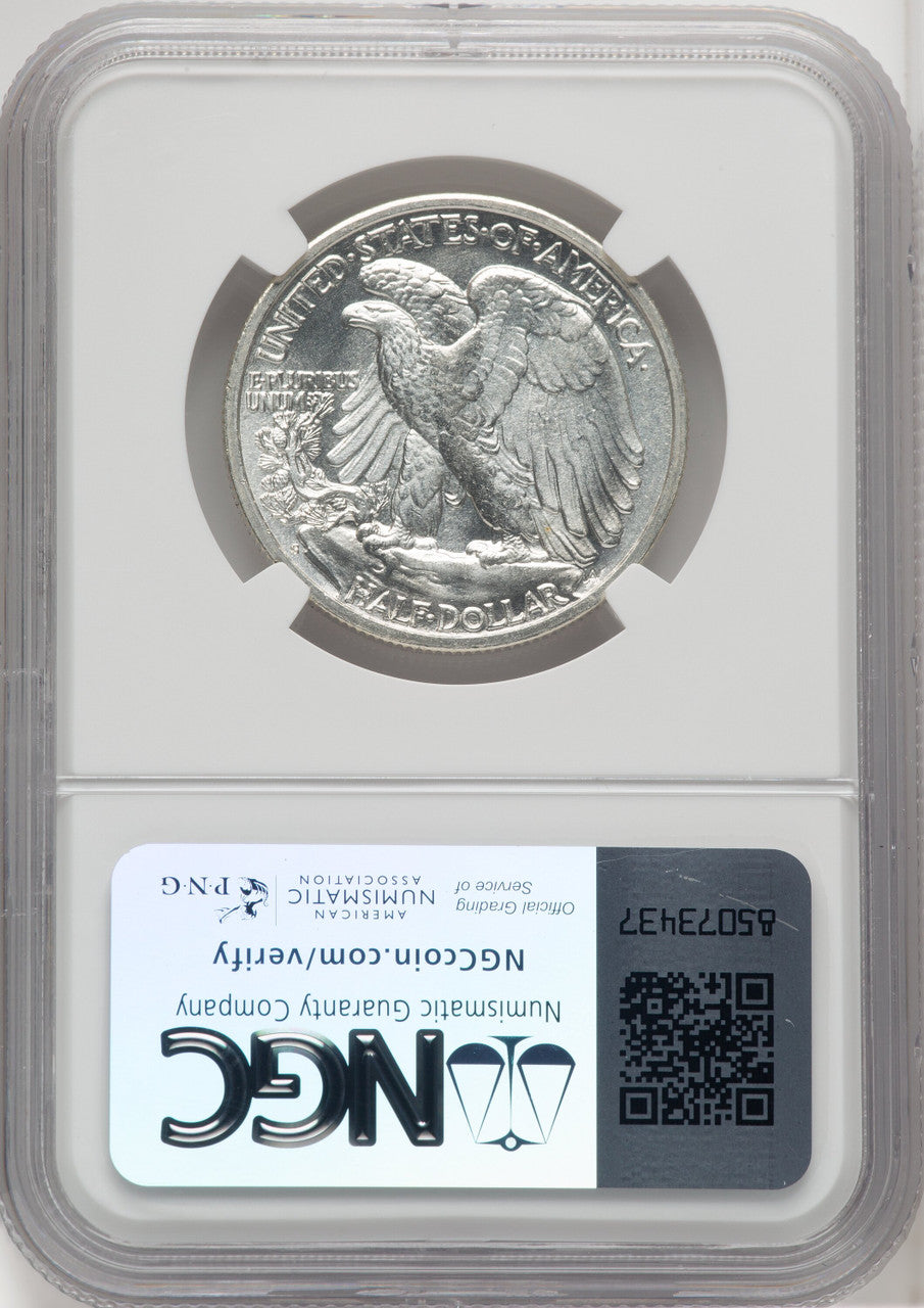 1942-S 50C Walking Liberty Half Dollar NGC MS66 (519054033)