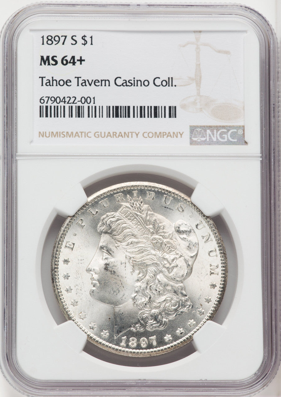 1897-S $1 Morgan Dollar NGC MS64+