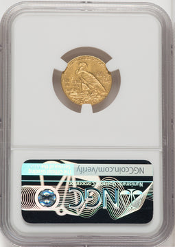 1911 $2.50 Indian Quarter Eagle NGC MS61 (766858040)