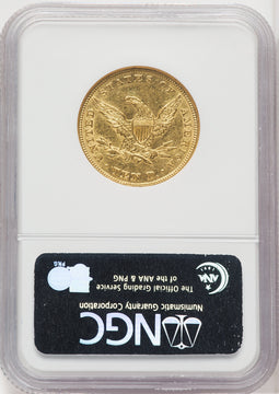 1847 $10 Liberty Eagle NGC AU58
