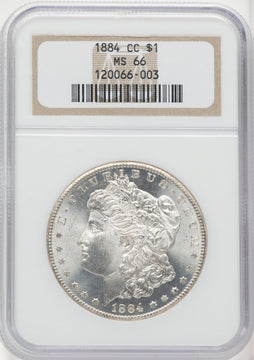 1884-CC $1 Morgan Dollar NGC MS66 (505875003)