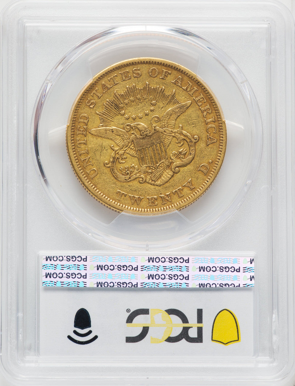 1850 $20 Liberty Double Eagle PCGS VF30
