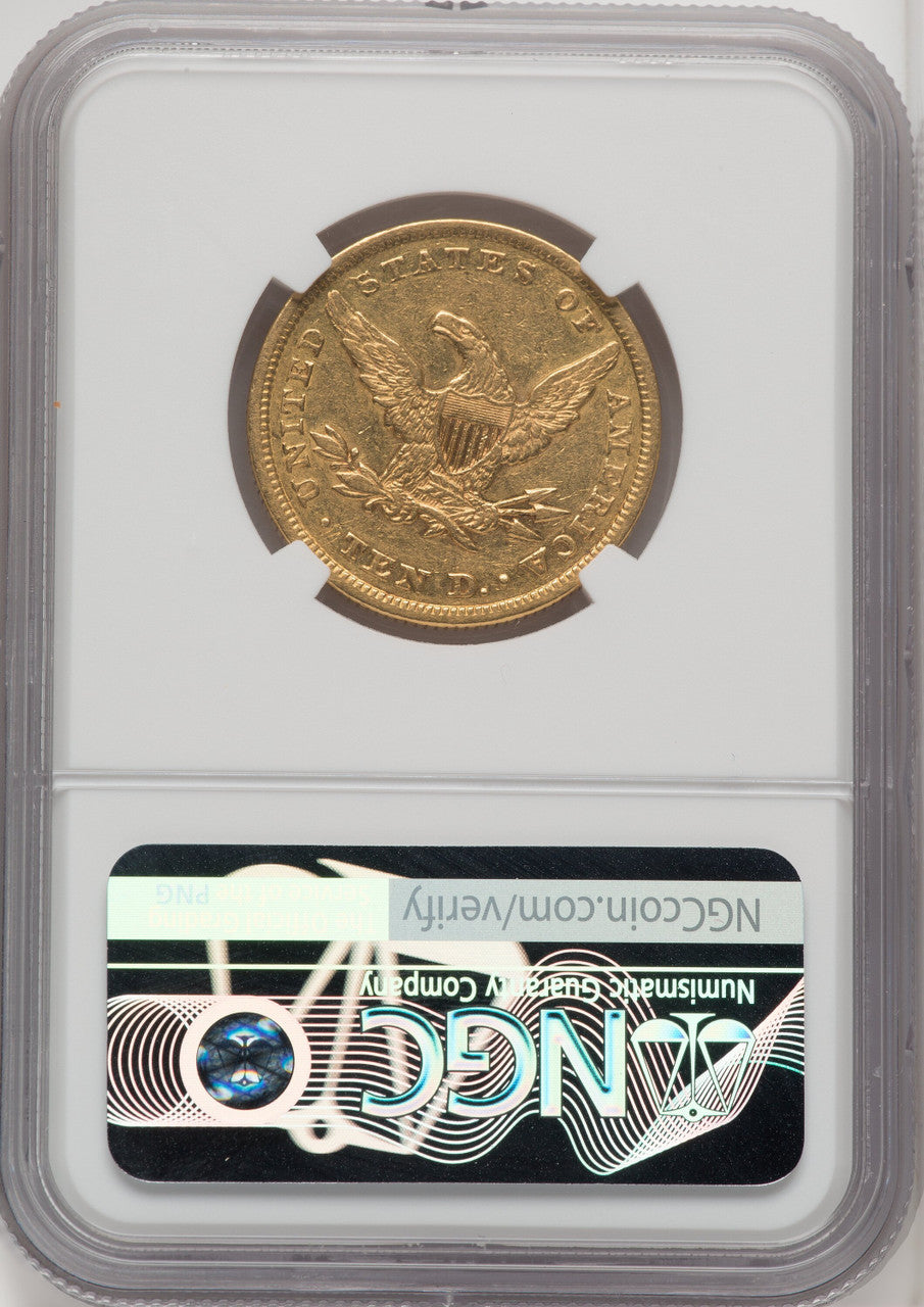 1856 $10 Liberty Eagle NGC AU50