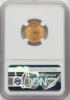 1893 $2.50 Liberty Quarter Eagle NGC AU58
