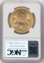 1882-CC $20 Liberty Double Eagle NGC AU55