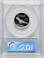 1997-W $25 Quarter-Ounce Platinum Eagle Statue of Liberty Blue Gradient PCGS PR70