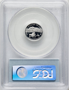 2002-W $10 Tenth-Ounce Platinum Eagle Blue Gradient PCGS PR70
