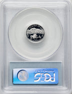 2002-W $10 Tenth-Ounce Platinum Eagle Blue Gradient PCGS PR70