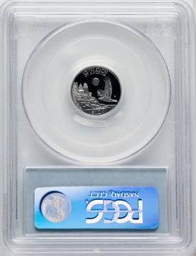 1998-W $10 Tenth-Ounce Platinum Blue Gradient PCGS PR70