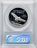 1997-W $100 One-Ounce Platinum Eagle Statue of Liberty Blue Gradient PCGS PR70