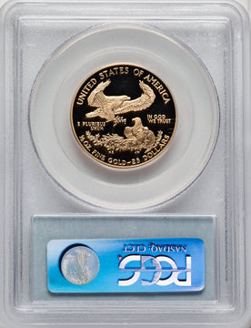 2005-W $25 Half-Ounce Gold Eagle Blue Gradient PCGS PR70