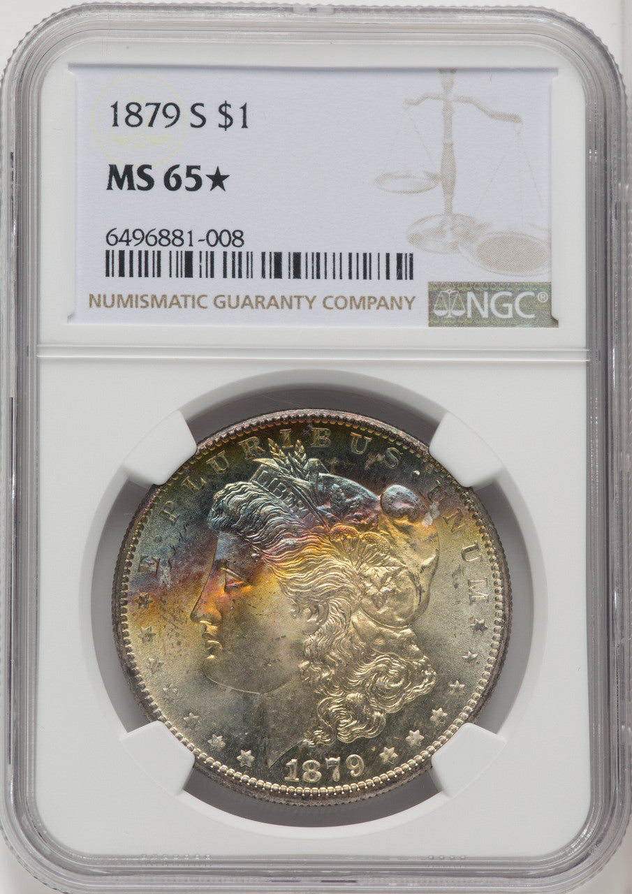 1879-S $1 Morgan Dollar NGC MS65