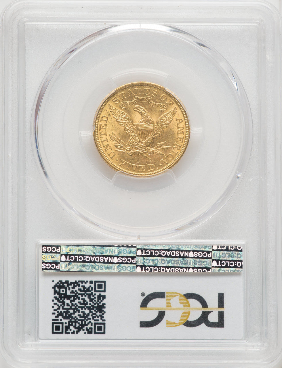 1907 $5 CAC Liberty Half Eagle PCGS MS64