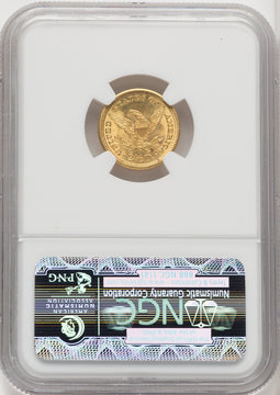 1906 $2.50 CAC Liberty Quarter Eagle NGC MS66
