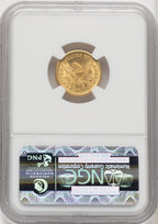 1906 $2.50 CAC Liberty Quarter Eagle NGC MS66