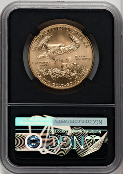 2021 $50 One-Ounce Gold Eagle Type One First Day of Issue NGC MS70