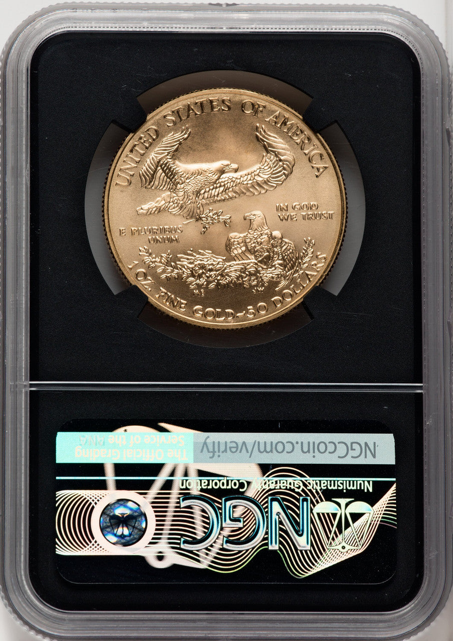 1994 $5 Tenth-Ounce Gold Eagle NGC MS70 Mercanti