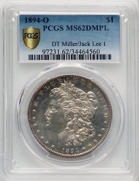 1894-O $1 DM Morgan Dollar PCGS MS62
