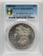 1894-O $1 DM Morgan Dollar PCGS MS62