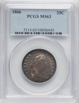 1806 25C Early Quarter PCGS MS63