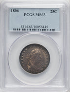 1806 25C Early Quarter PCGS MS63