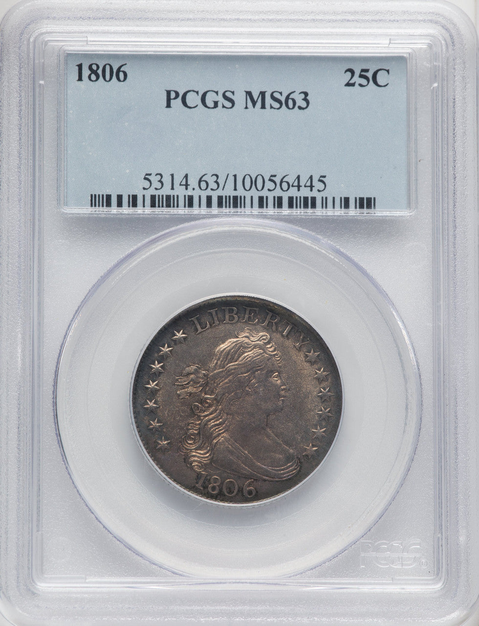 1806 25C Early Quarter PCGS MS63