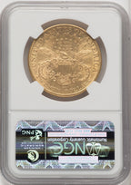 1891-CC $20 Liberty Double Eagle NGC AU55