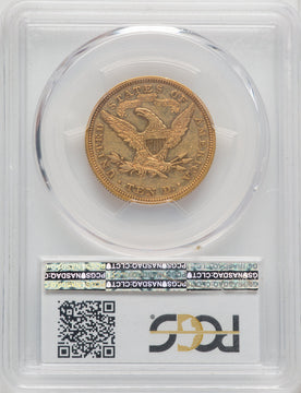 1876 $10 Liberty Eagle PCGS AU53