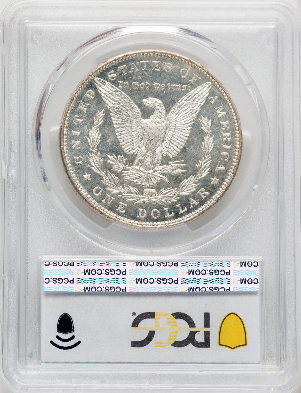 1897 $1 DM Morgan Dollar PCGS MS66
