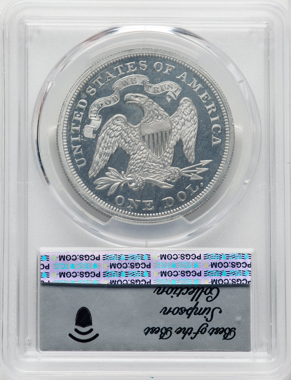 1870 $1 Judd-1021 CA CAC Patterns PCGS MS67